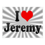 I Liebe Jeremy postkarten