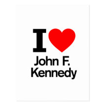 I Liebe John F. Kennedy Postkarte