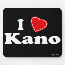I Liebe Kano Mauspad