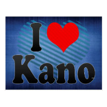 I Liebe Kano, Nigeria Postkarte