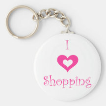I Liebe kaufenKeychain Schlüsselband