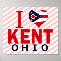 I Liebe Kent, Ohio Posterdruck