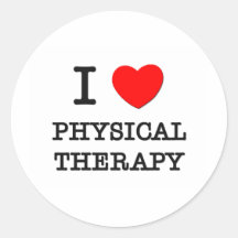 I Liebe-körperliche Therapie Sticker