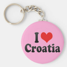 I Liebe Kroatien Schlüsselanhänger