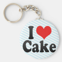I Liebe-Kuchen Schlüsselband