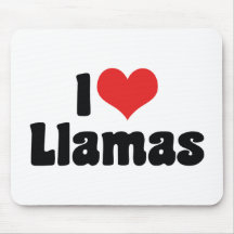 I Liebe-Lamas Mauspad