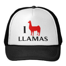 I Liebe-Lamas Netz Caps