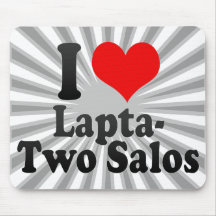 I Liebe Lapta- zwei Salos Mousepads