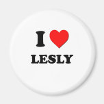 I Liebe Lesly Kühlschrankmagnet