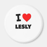 I Liebe Lesly Magnete