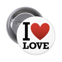 I Liebe-Liebe Anstecknadelbuttons