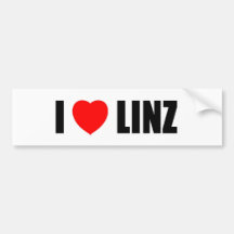 I Liebe Linz Autosticker