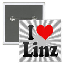I Liebe Linz, Österreich Buttons