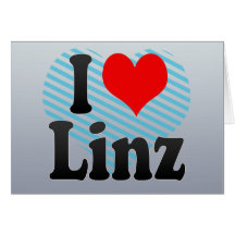 I Liebe Linz, Österreich Grußkarten
