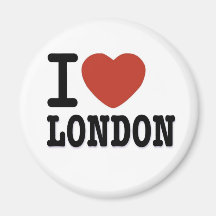 I LIEBE LONDON KÜHLSCHRANKMAGNETE