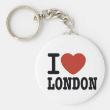 I LIEBE LONDON SCHLÜSSELBÄNDER