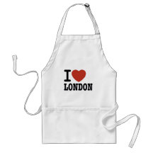 I LIEBE LONDON SCHÜRZEN
