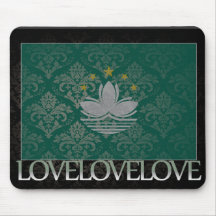 I Liebe Macao cool Mauspads