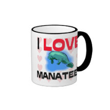 I Liebe-Manatis Kaffee Tasse