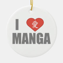 I Liebe Manga Ornament