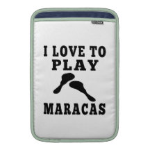 I Liebe, Maracas zu spielen Sleeve Fürs MacBook Air
