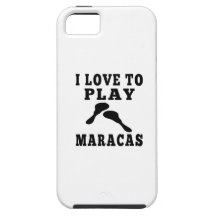 I Liebe, Maracas zu spielen iPhone 5 Cover