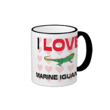I Liebe-Marineleguane Kaffee Tassen
