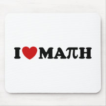 I Liebe-Mathe Mousepads