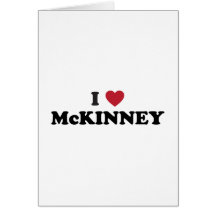 I Liebe McKinney Texas Karten