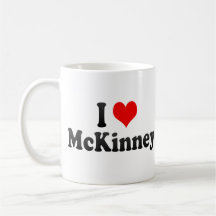 I Liebe McKinney, Vereinigte Staaten Kaffee Tassen