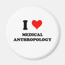 I Liebe-medizinische Anthropologie Kühlschrankmagnete
