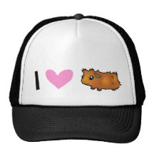 I Liebe-Meerschweinchen (schäbig) Netz Caps