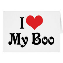 I Liebe mein Boo Karten