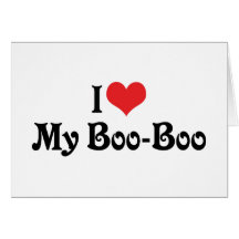 I Liebe mein BooBoo Grußkarten