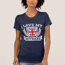 I Liebe mein britischer Freund T-shirt