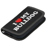 I Liebe mein Bulldoggen-Rickshaw-Folio Folio Planer