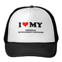 I Liebe mein chemischer Entwicklungs-Ingenieur Trucker Caps