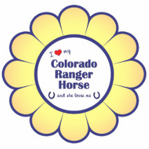 I Liebe mein Colorado-Förster-Pferd (weibliches Pf Acryl Ausschnitt