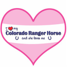 I Liebe mein Colorado-Förster-Pferd (weibliches Pf Foto Figuren