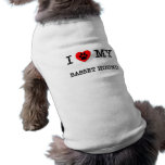 I LIEBE MEIN DACHSHUND-JAGDHUND HAUSTIERHEMDEN