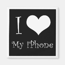 I Liebe mein iphone Magnet Magnete