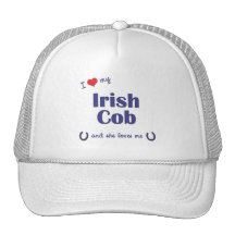 I Liebe mein irischer Pfeiler (weibliches Pferd) Retro Cap