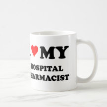 I Liebe mein Krankenhaus-Apotheker Kaffee Haferl