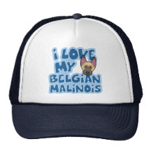 I Liebe mein Malinois Hut Truckerkappe