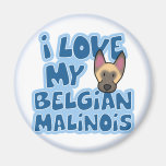 I Liebe mein Malinois Magnet Kühlschrankmagnet