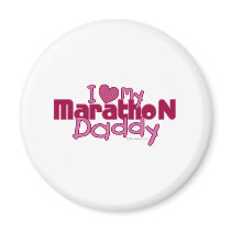I Liebe mein Marathon-Vati magnete