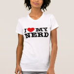 I Liebe mein Nerd T-shirts