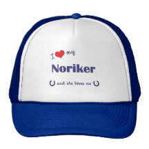 I Liebe mein Noriker (weibliches Pferd) Baseball Cap