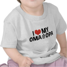 I Liebe mein Oma und Opa Shirt