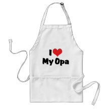 I Liebe mein Opa Schürzen